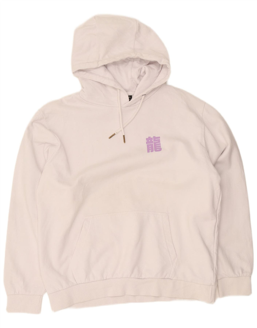 Ανδρικό Snipes Graphic Hoodie Jumper 2XL Λευκό βαμβακερό