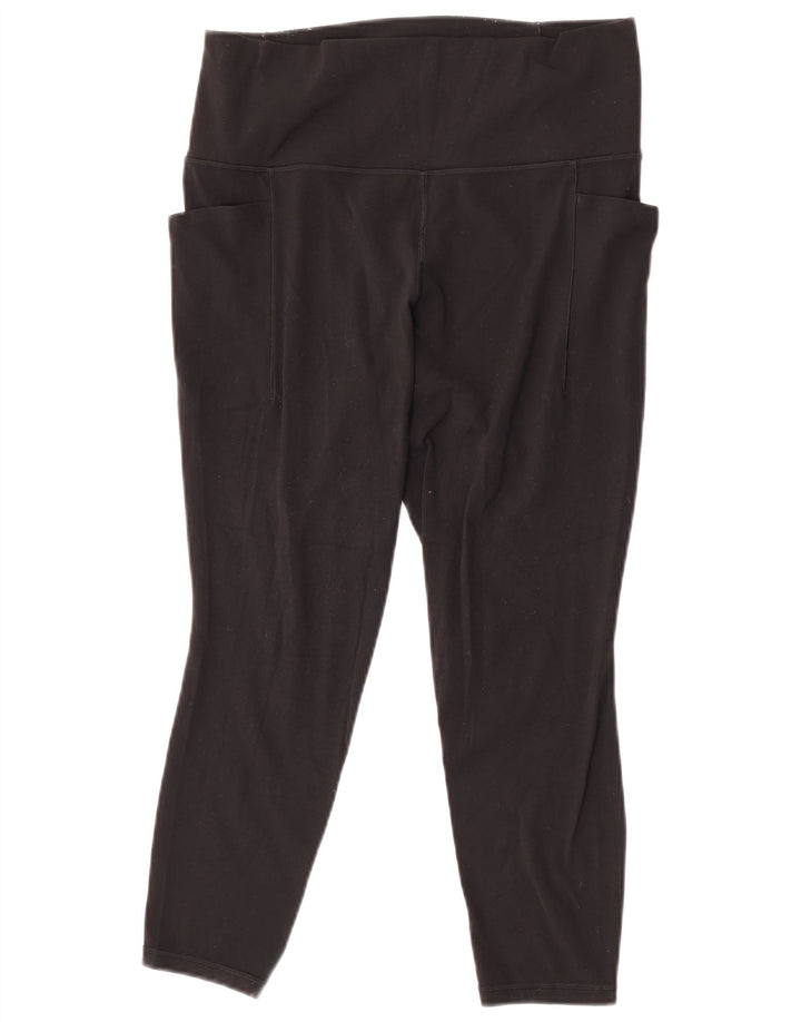 Athleta Γυναικεία κολάν Capri UK 16 Large Black Nylon
