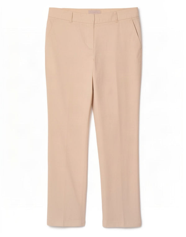 The White Company Womens Crop Slim παντελόνι Chino UK 8 Small W28 L25 Off