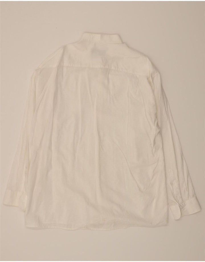 VINTAGE Mens Formal Shirt XL White Vintage Vintage and Second-Hand Vintage from Messina Hembry 