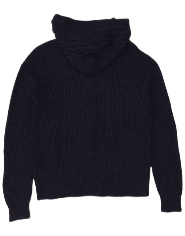 Marks & Spencer Γυναικεία ζακέτα με κουκούλα Crop UK 10 Small Navy Blue