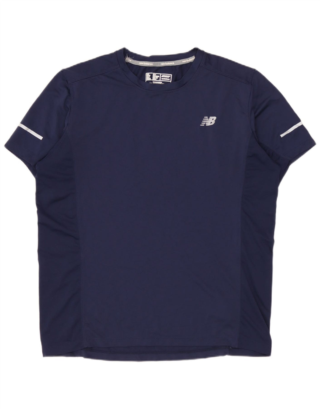 NEW BALANCE Ανδρικό T-Shirt Top Medium Navy Blue Polyester