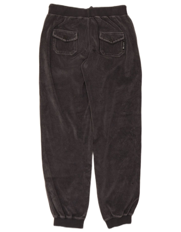 Champion Womens Heritage Fit αθλητική φόρμα παντελόνι Joggers UK 10 Small Grey