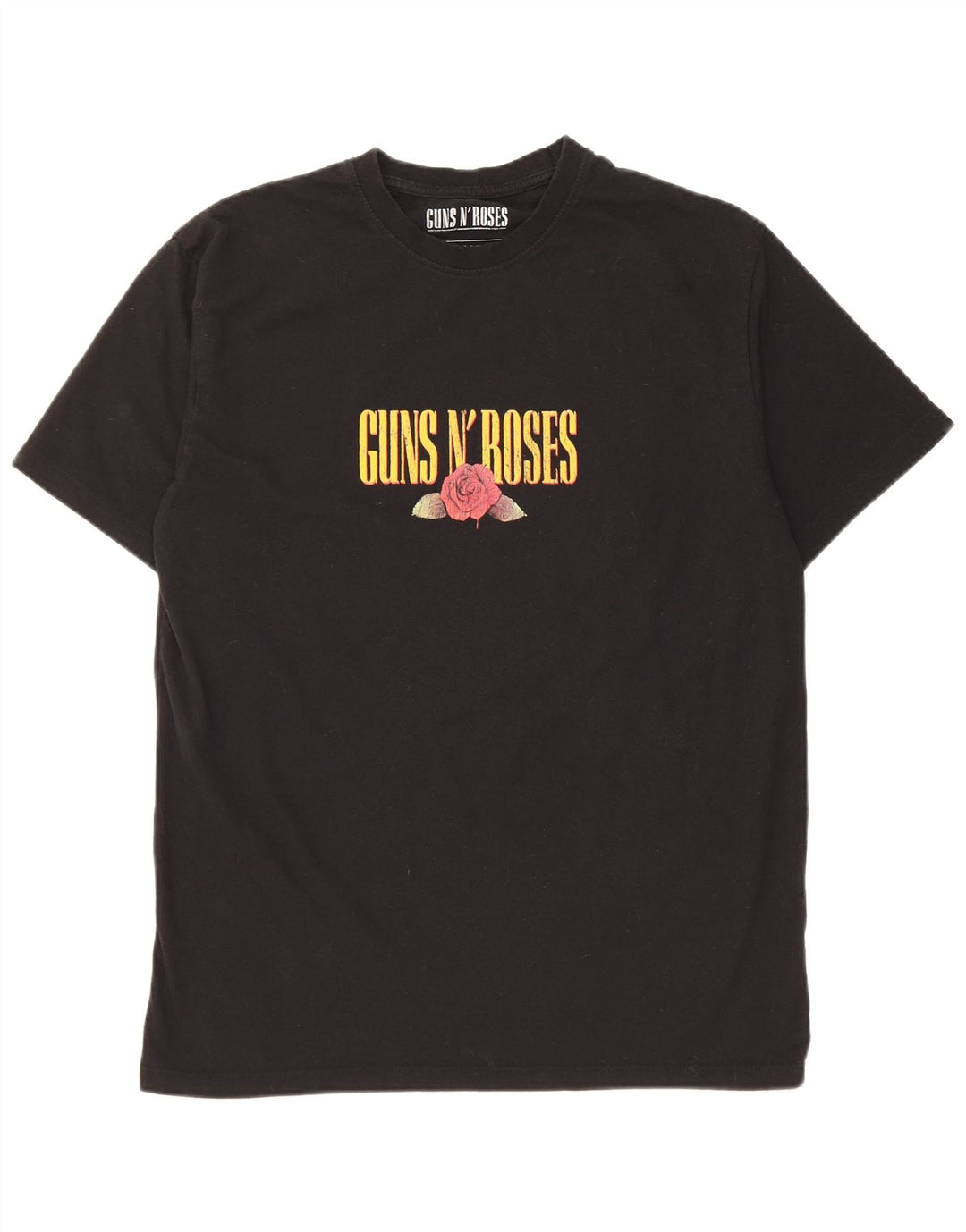 Ανδρικό γραφικό T-Shirt Pull & Bear Τοπ μεσαίο μαύρο πολυεστέρα