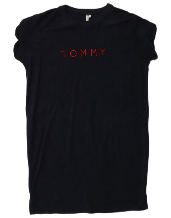 Tommy Hilfiger Womens Loose Fit T-Shirt Dress UK 12 Medium Navy Blue