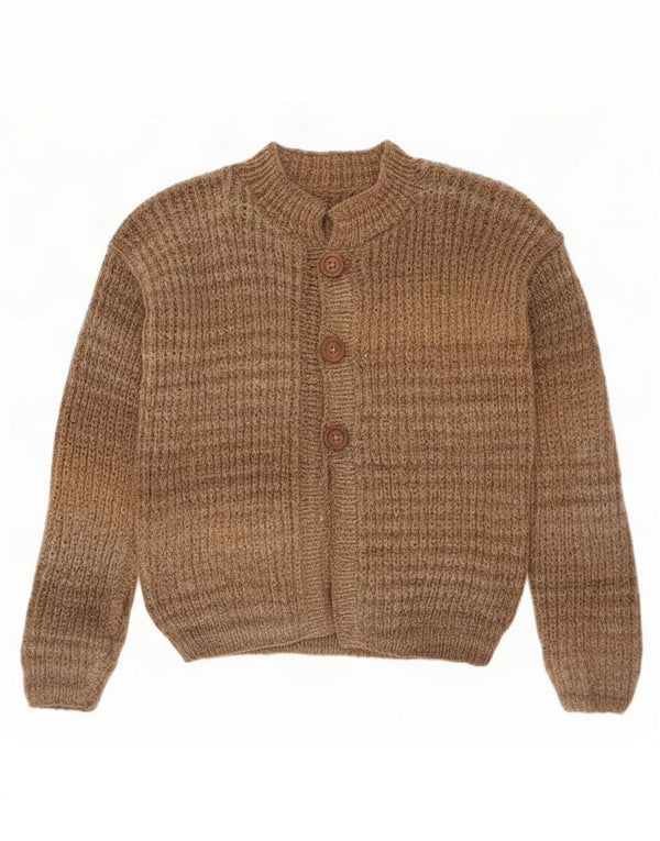 Vintage γυναικεία ζακέτα UK 16 Large Brown Flecked
