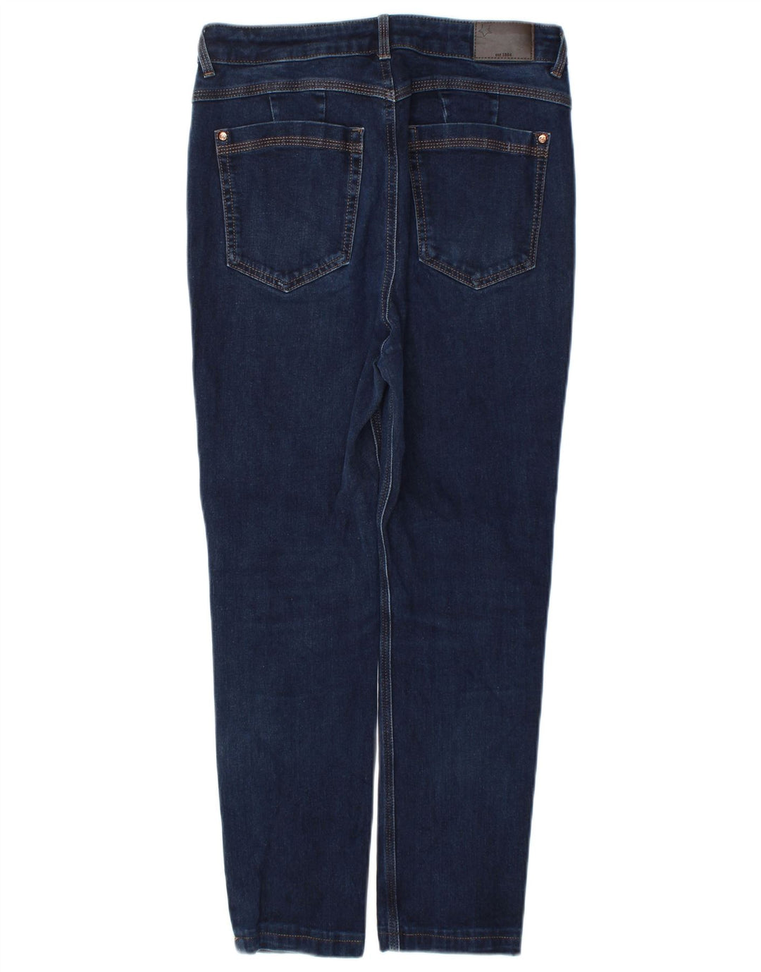 Magic Womens Slim Jeans UK 12 Medium W30 L26 Navy Blue Cotton