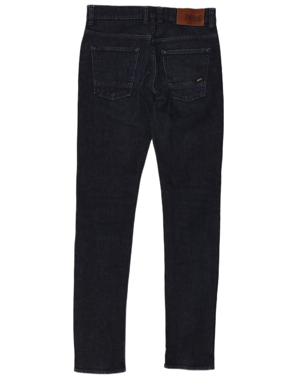 RIFLE Ανδρικό Skinny Jeans W30 L32 Navy Blue Cotton