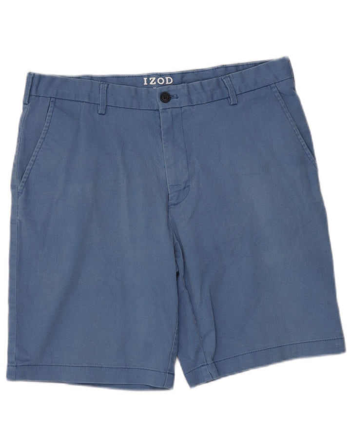 Ανδρικό σορτς Chino IZOD W32 μεσαίο μπλε βαμβακερό