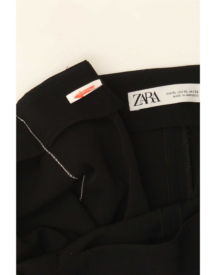 Zara Γυναικεία Μίνι Φούστα XL W32 Μαύρη