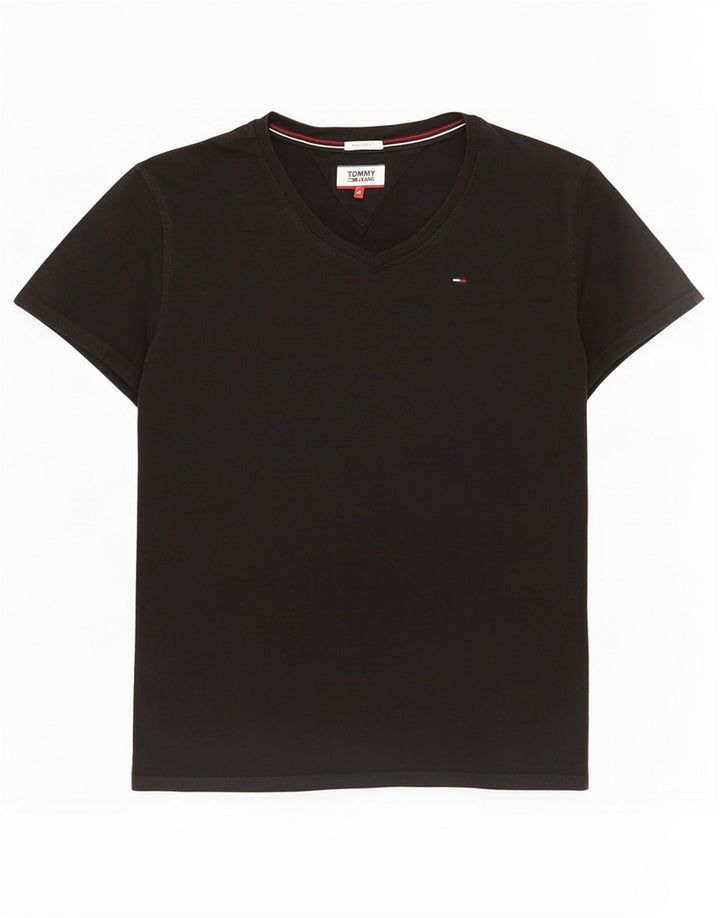 Ανδρικό T-Shirt Tommy Hilfiger Regular Fit Top Μεσαίο Μαύρο