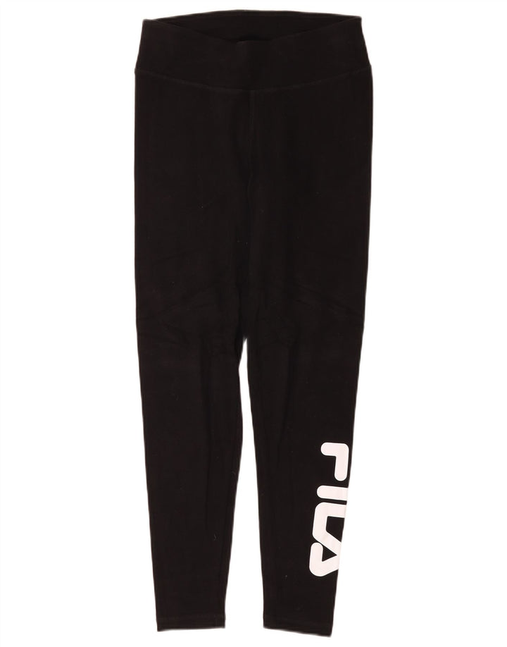 Γυναικεία γραφικά κολάν Fila UK 10 Small Black