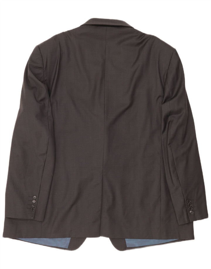 Marks & Spencer Ανδρικό μπουφάν blazer UK 52 3XL Γκρι μαλλί