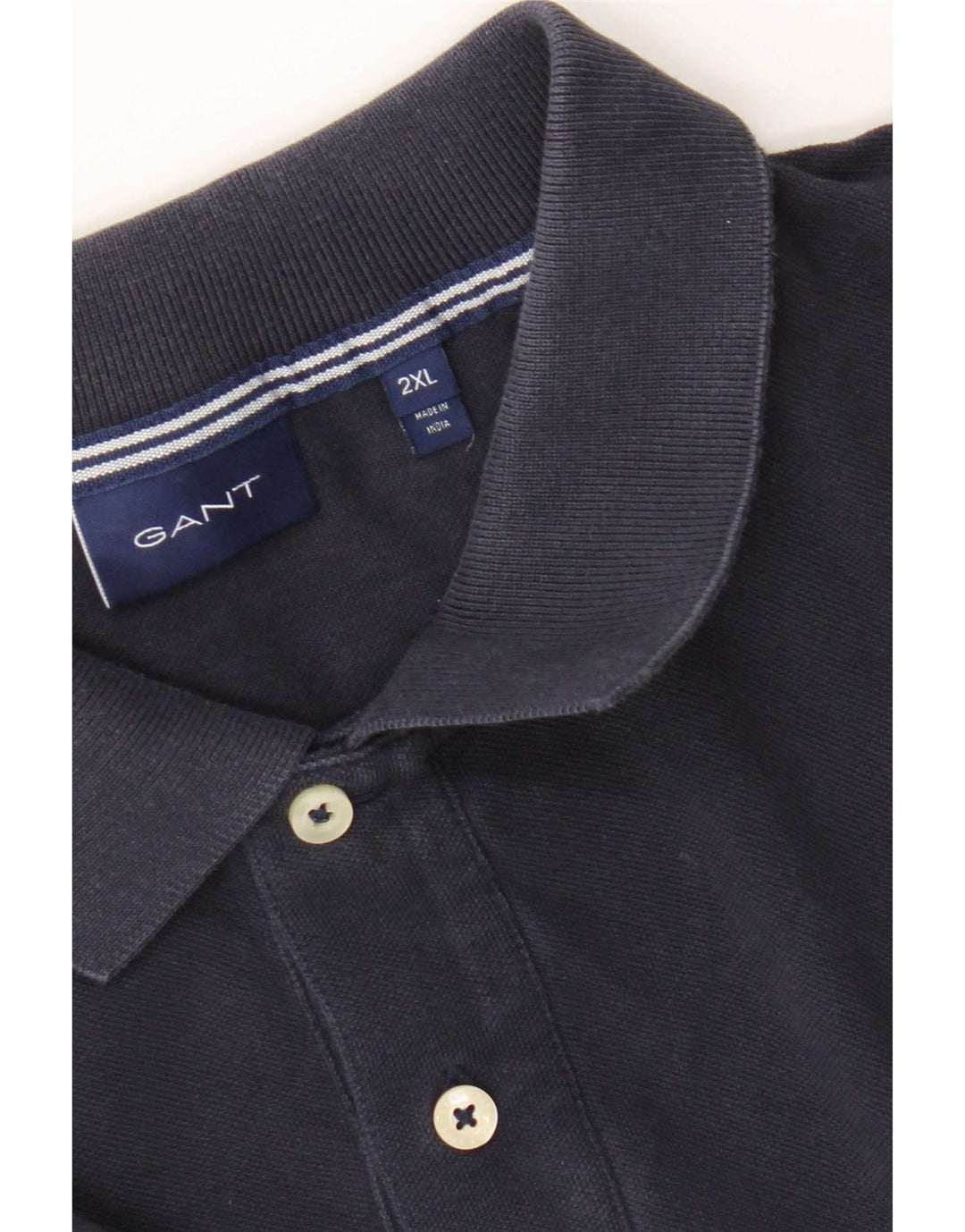 Ανδρικό μπλουζάκι πόλο Gant 2XL Navy Blue