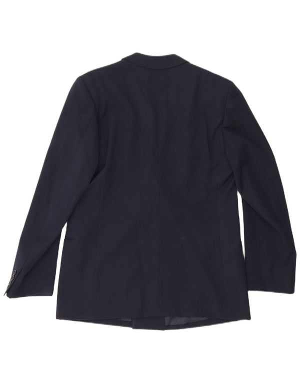 Vintage Ανδρικό σακάκι με διπλό στήθος UK 36 Small Navy Blue