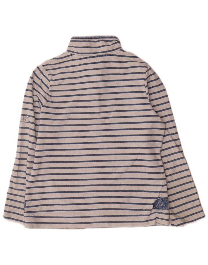 Γυναικείο φούτερ Joules με λαιμόκοψη Jumper UK 12 Medium Blue ριγέ