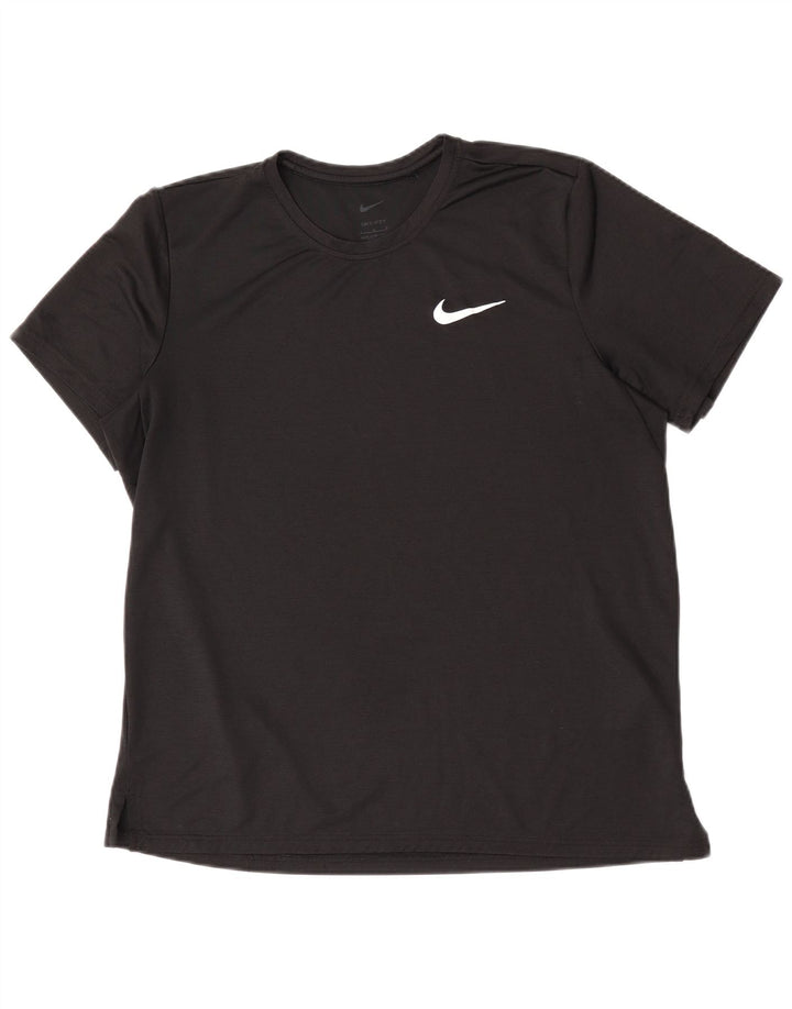 Ανδρικό T-shirt Nike Dri Fit Top Large Μαύρο Πολυεστέρας