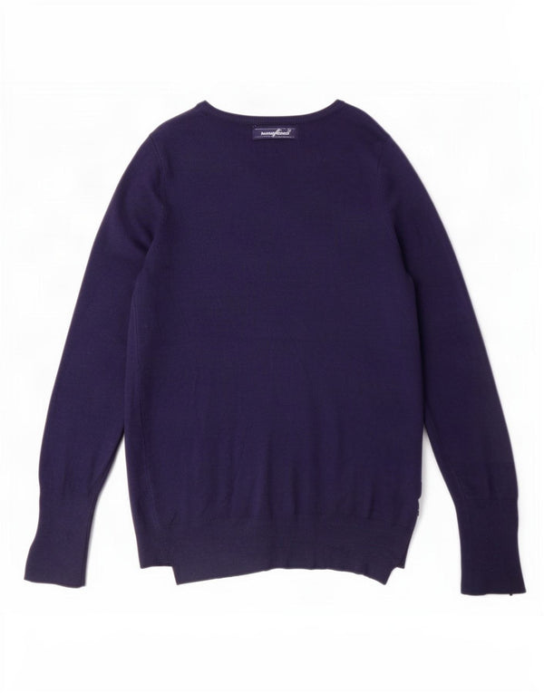 Zara Γυναικεία Ζακέτα UK 14 Large Navy Blue