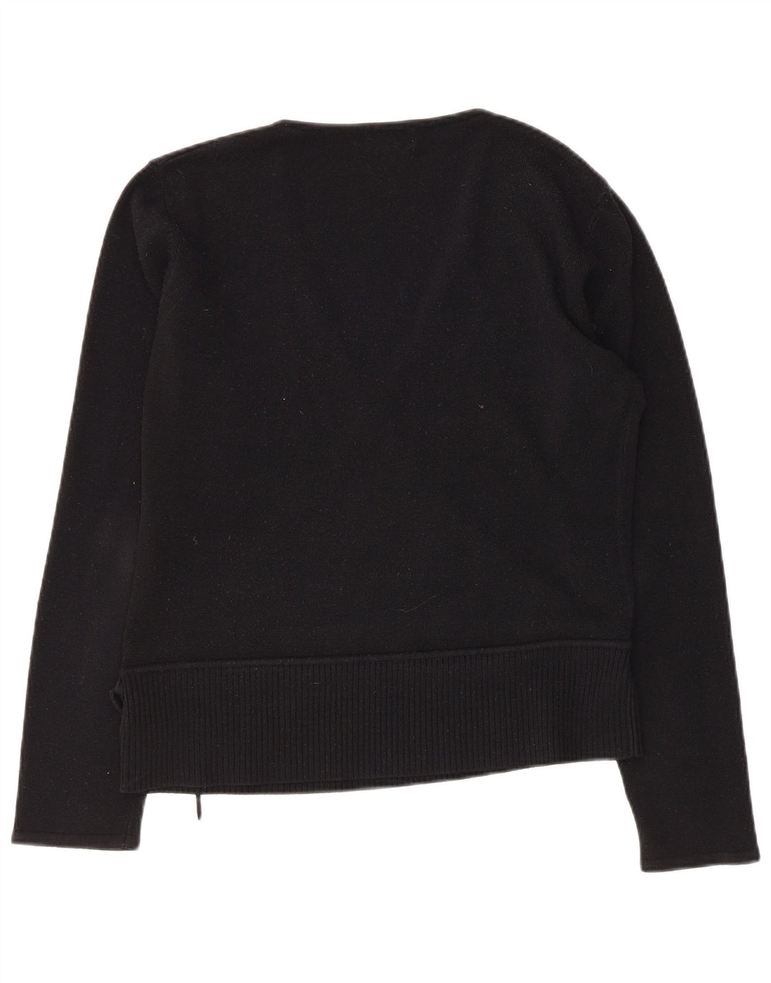 Sasha Γυναικείο πουλόβερ με λαιμόκοψη UK 18 XL Μαύρο Ακρυλικό