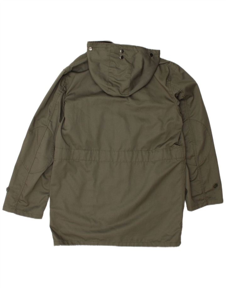 Vintage Ανδρικό μπουφάν Parka με κουκούλα IT 46 Small Khaki