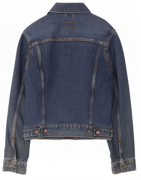 Levi's Girls Denim Jacket 11-12 Years Medium Blue Cotton