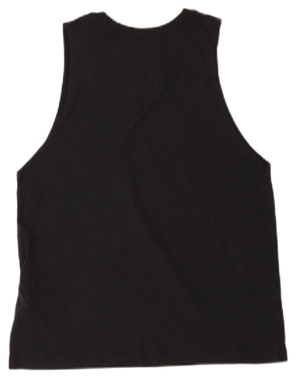 Under Armour Γυναικείο T-Shirt Top UK 10 Small Black Βαμβακερό