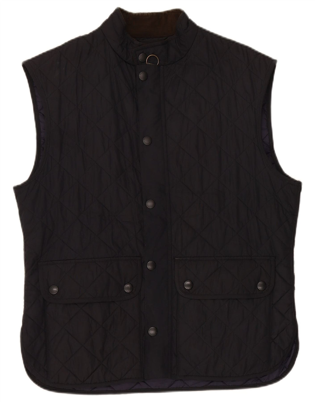Barbour Womens Quilted Gilet UK 18 XL Navy Blue Polyester