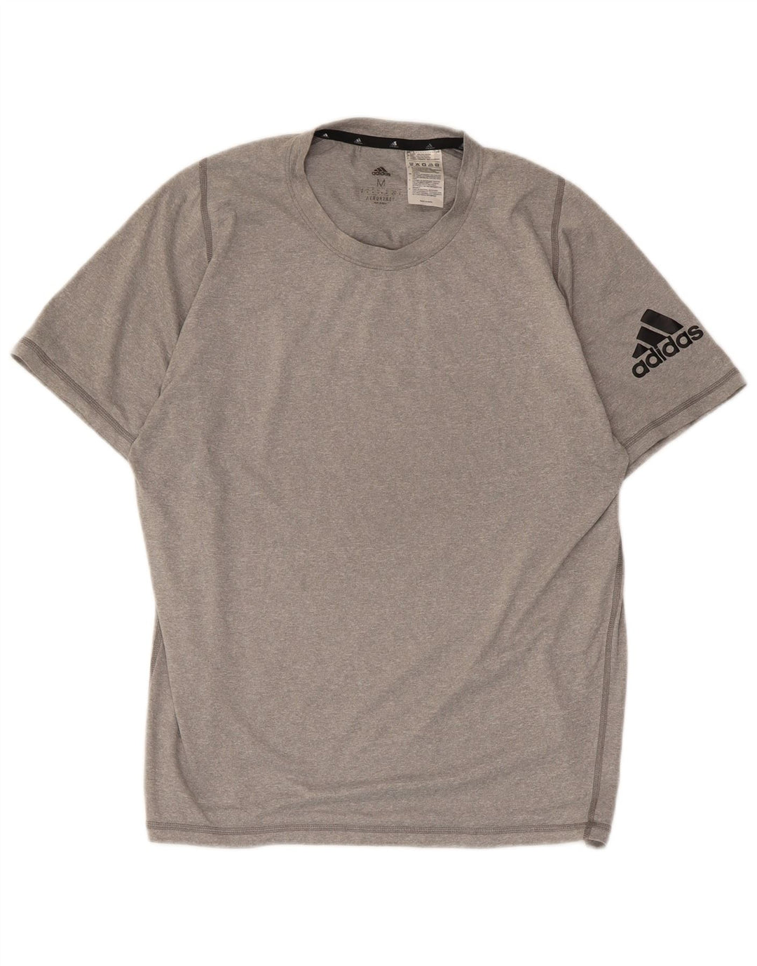Ανδρικό γραφικό T-shirt Adidas Aeroready Top Medium Grey Polyester