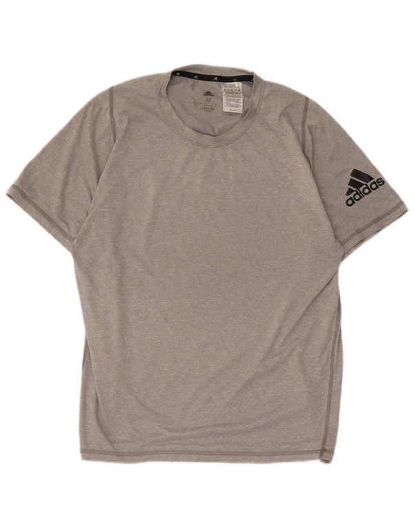 Ανδρικό γραφικό T-shirt Adidas Aeroready Top Medium Grey Polyester