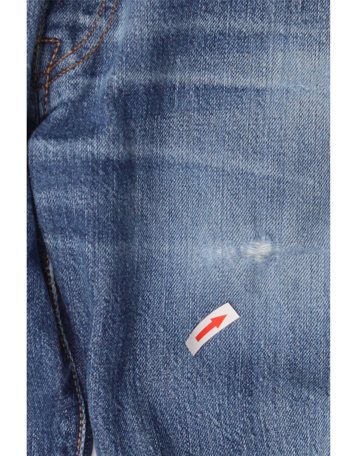 Ανδρικό τζιν Levi's Distressed Straight W34 L34 Μπλε βαμβακερό