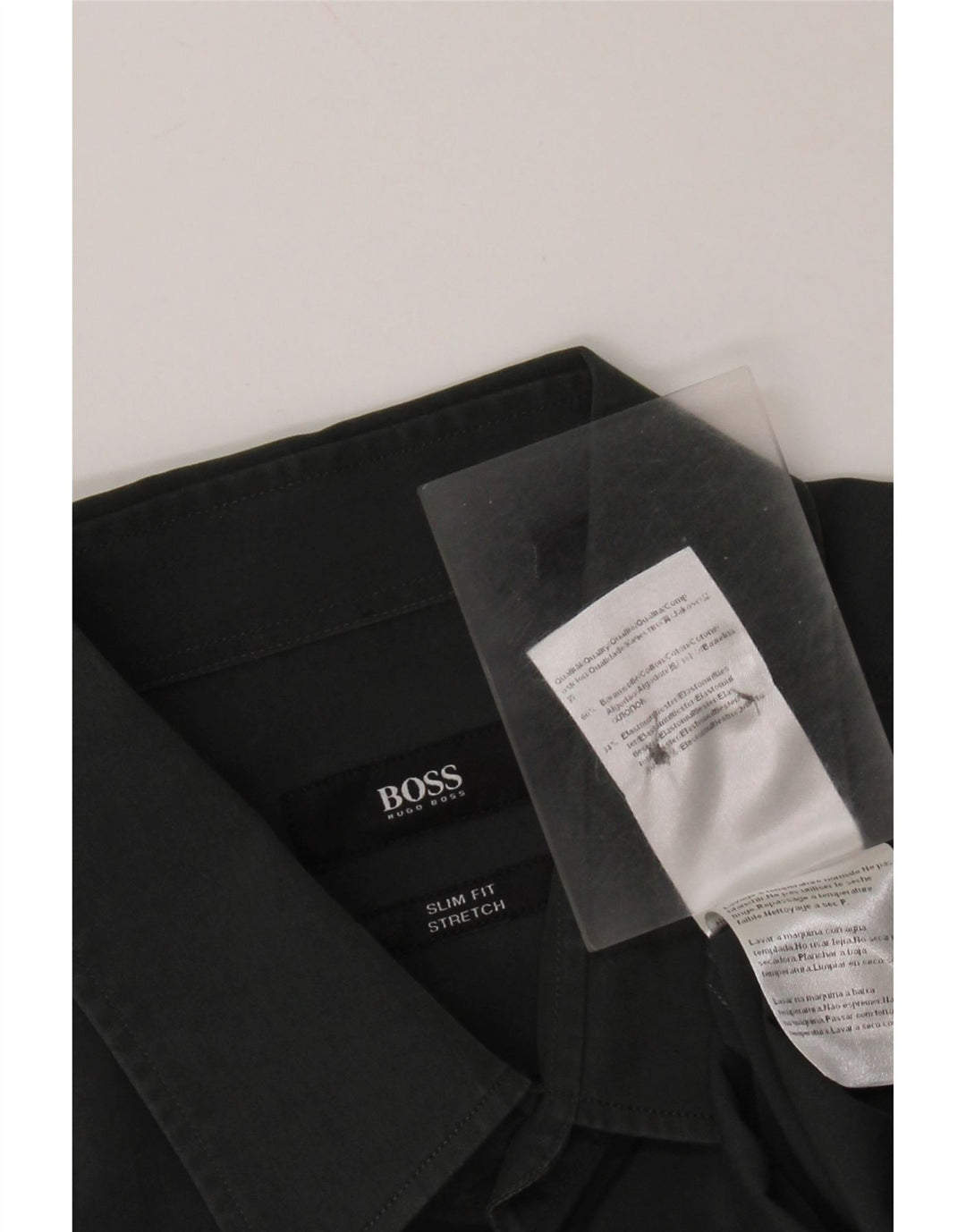 Ανδρικό πουκάμισο HUGO BOSS Slim Fit Μέγεθος 40 Μεσαίο πράσινο βαμβακερό