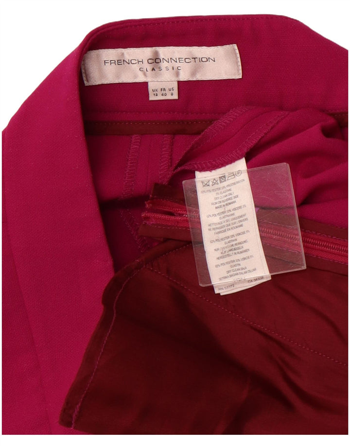 ΓΑΛΛΙΚΗ ΣΥΝΔΕΣΗ Γυναικείο καθημερινό παντελόνι UK 12 Medium W32 L26 Pink