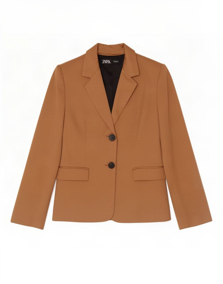 Marks & Spencer Γυναικείο μπουφάν blazer UK 4 XS καφέ βισκόζη