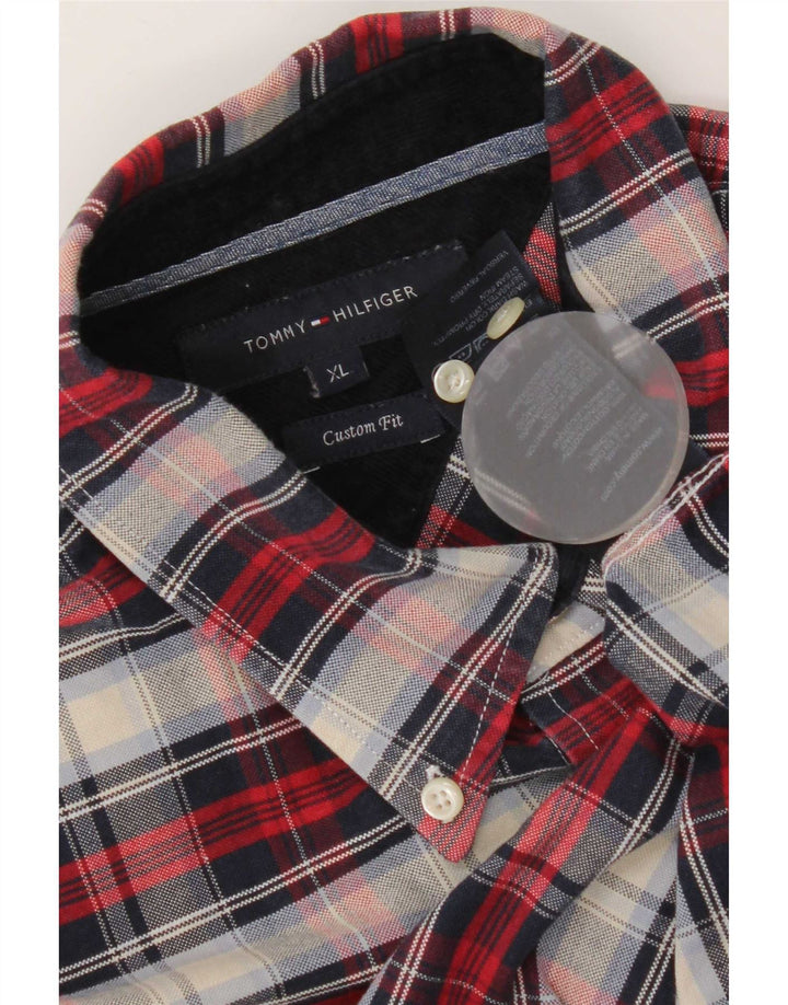 Ανδρικό πουκάμισο Tommy Hilfiger Custom Fit XL Πολύχρωμο βαμβακερό
