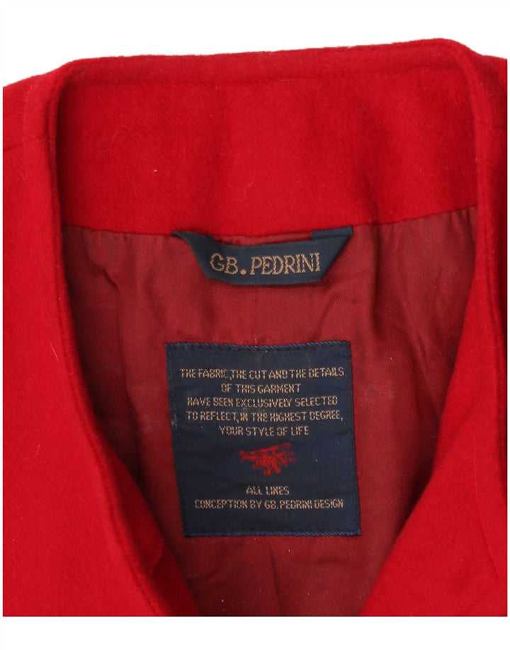 GB.PEDRINI Γυναικείο σακάκι με 4 κουμπιά UK 12 Medium Red