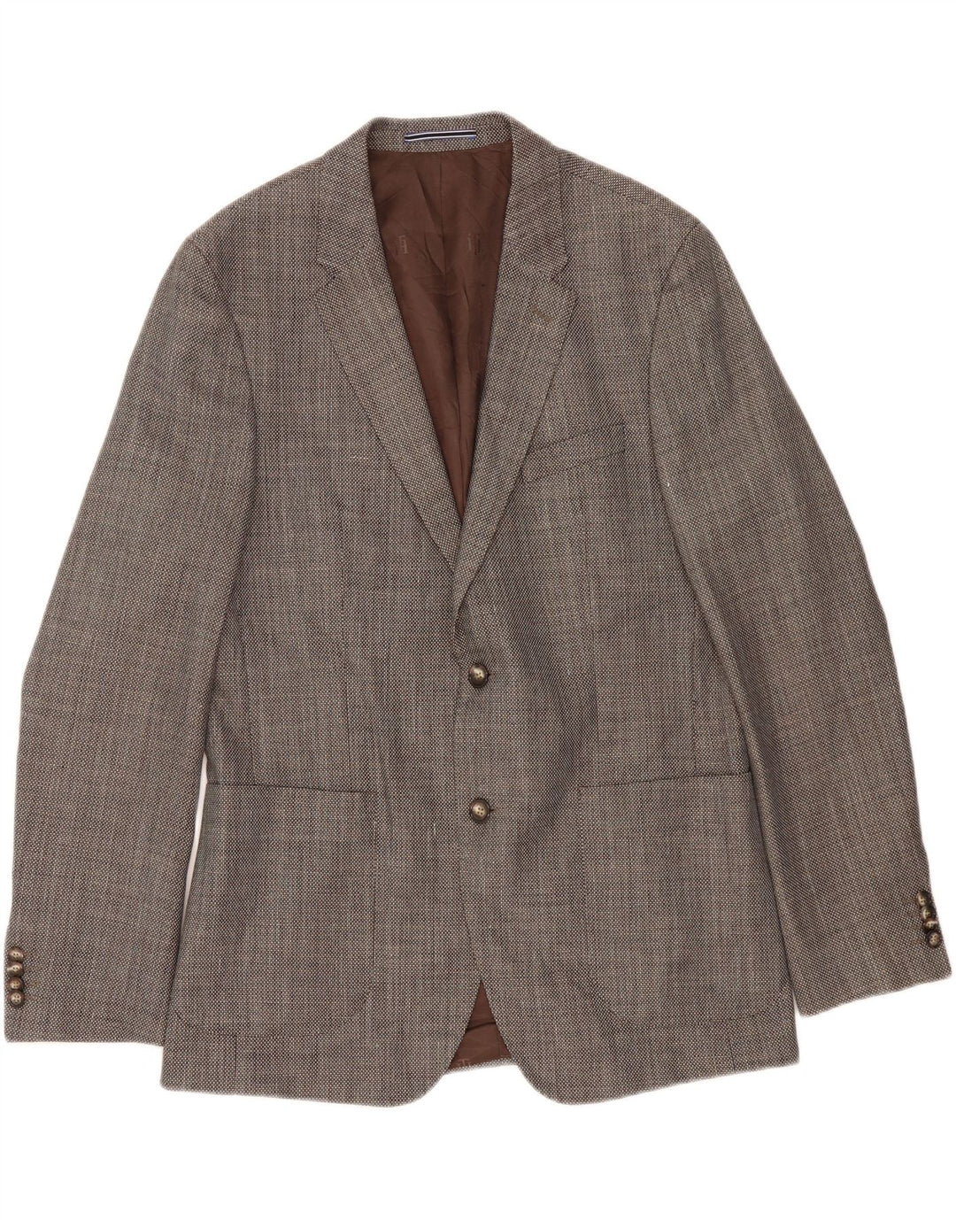 TOMMY HILFIGER Ανδρικό σακάκι σακάκι με 2 κουμπιά IT 52 XL γκρι μαλλί