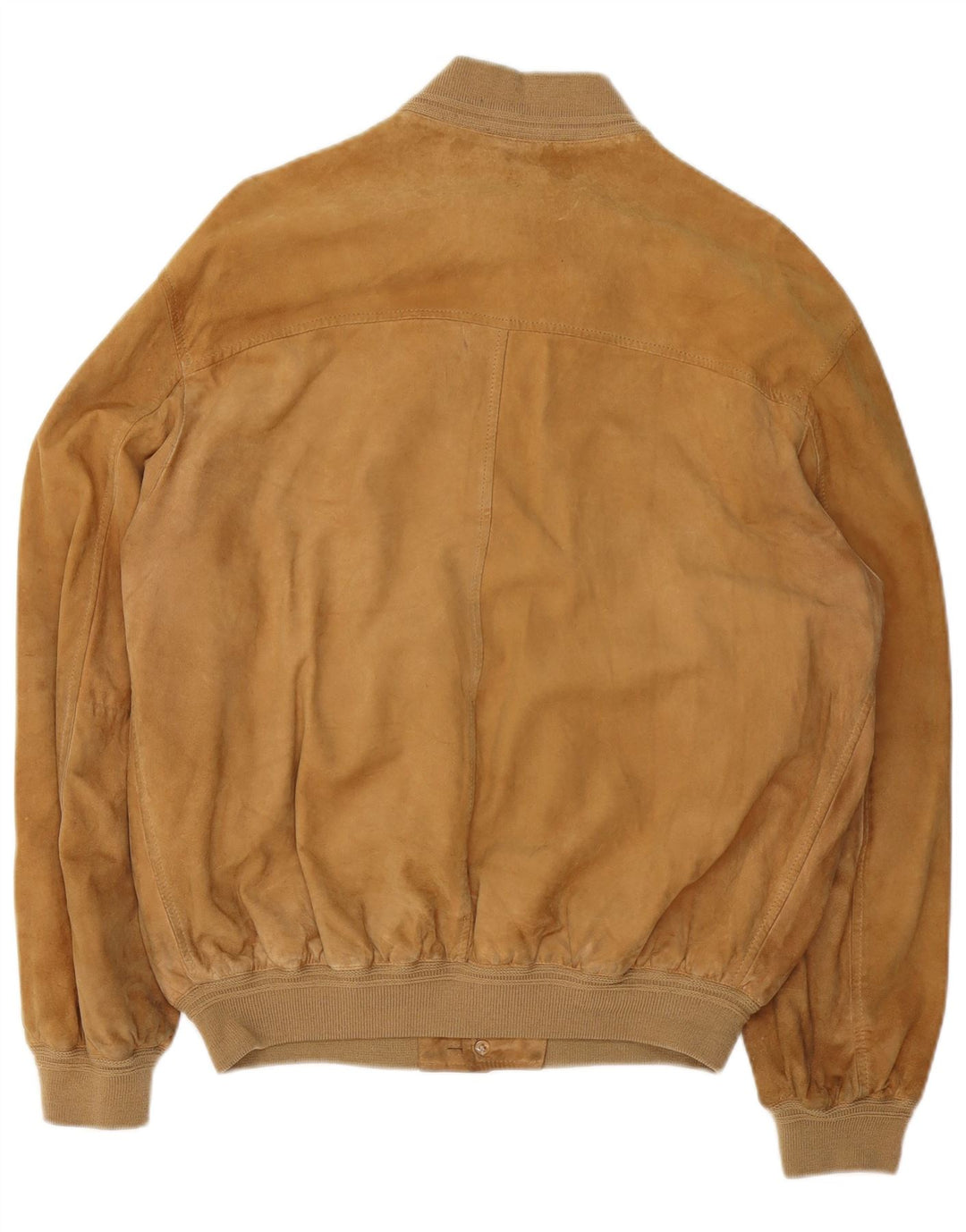 VINTAGE Ανδρικό Suede Bomber Jacket UK 42 XL Brown