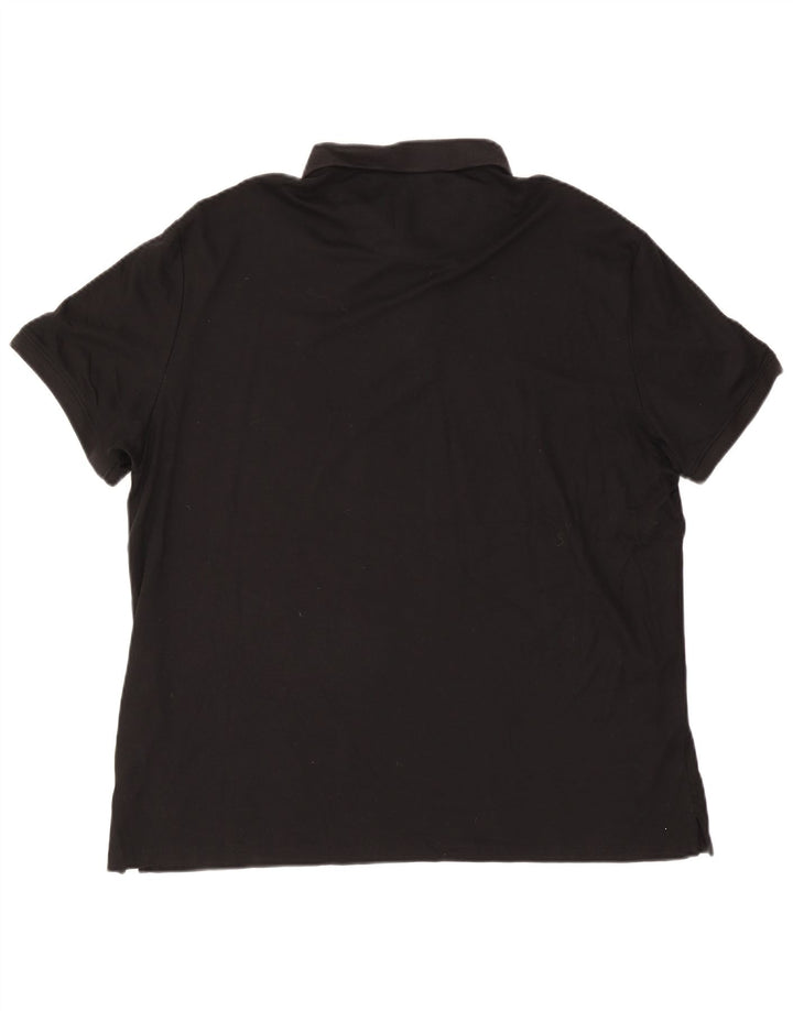 CALVIN KLEIN Ανδρικό Πόλο Μπλουζάκι 2XL Μαύρο