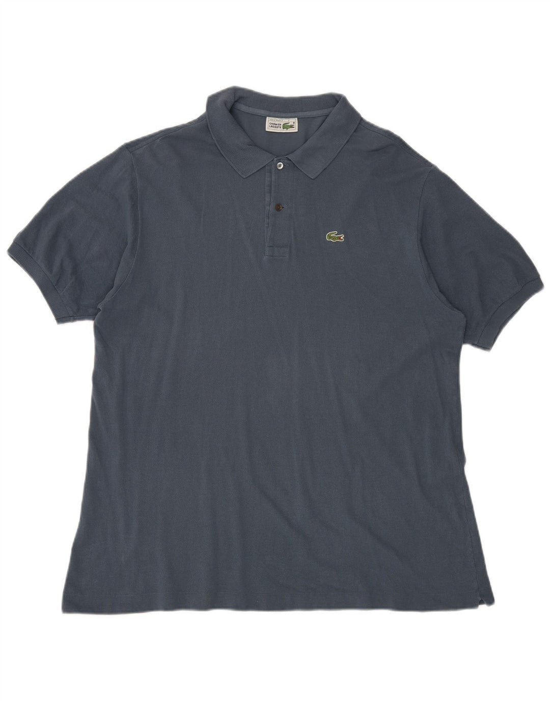 Ανδρικό πουκάμισο Polo Lacoste Νούμερο 7 2XL Navy Blue Βαμβακερό