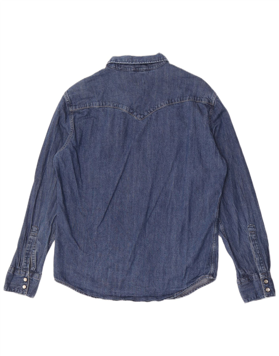 Ανδρικό πουκάμισο Levi's Standard τζιν, μεσαίο μπλε βαμβακερό
