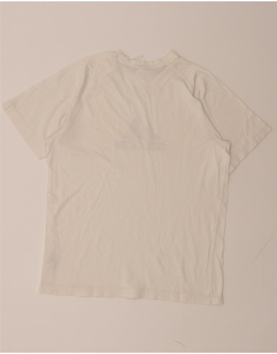 ADIDAS Mens Graphic T-Shirt Top Medium White Cotton Vintage Adidas and Second-Hand Adidas from Messina Hembry 