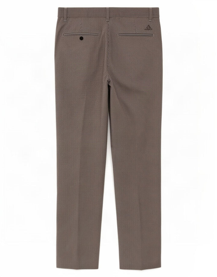 Ανδρικό ίσιο παντελόνι Chino Adidas W32 L30 Grey Gingham Polyester