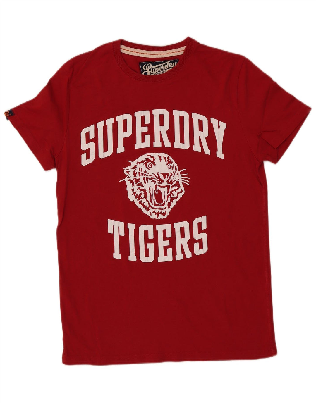 Superdry Ανδρικό T-Shirt Graphic T-Shirt Top Μεσαίο κόκκινο βαμβακερό