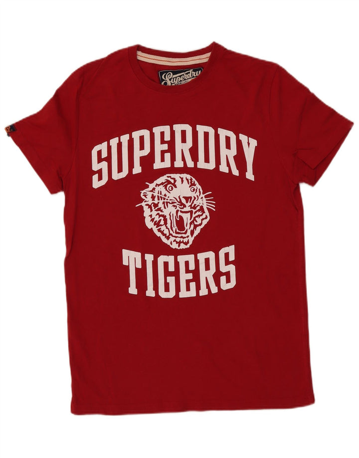 Superdry Ανδρικό T-Shirt Graphic T-Shirt Top Μεσαίο κόκκινο βαμβακερό