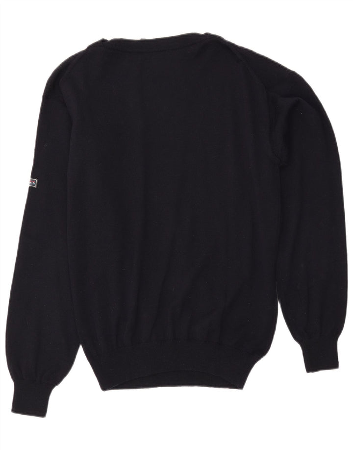 Ανδρικό πουλόβερ Vintage Boat Neck Jumper Medium Navy Blue