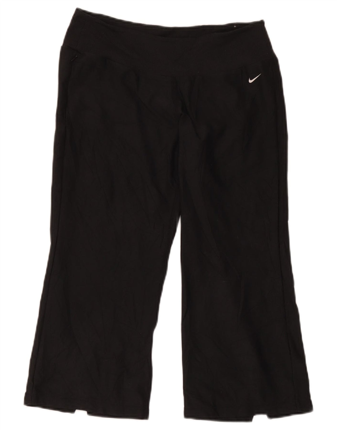 Γυναικεία φόρμα Nike Capri Παντελόνι US 8/10 Μεσαίο μαύρο πολυεστέρα
