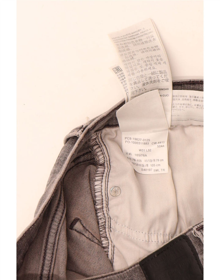 Levi's Womens 312 Shaping Slim Jeans W31 L32 Γκρι βαμβακερό
