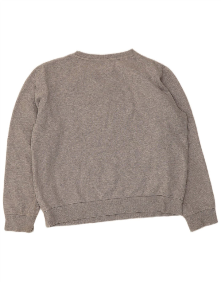 Ellesse Γυναικεία γραφικά υπερμεγέθη φούτερ Jumper UK 10 Small Grey Flecked