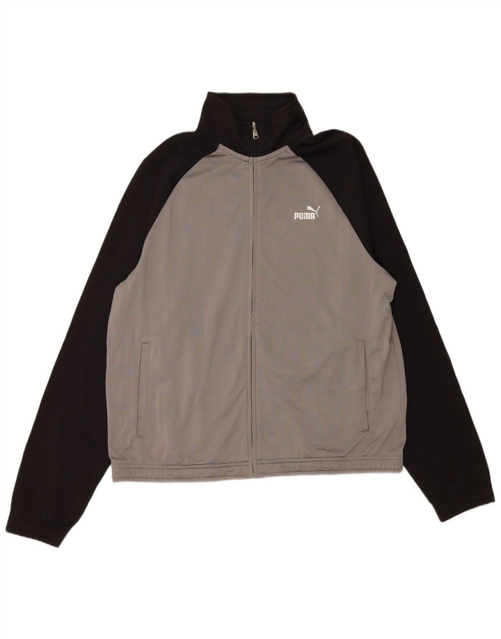 Ανδρική φόρμα PUMA Top Jacket XL Grey Colourblock Polyester
