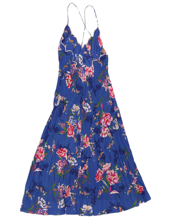 Marks & Spencer Γυναικείο αυτόγραφο Sundress UK 12 Medium Blue Floral